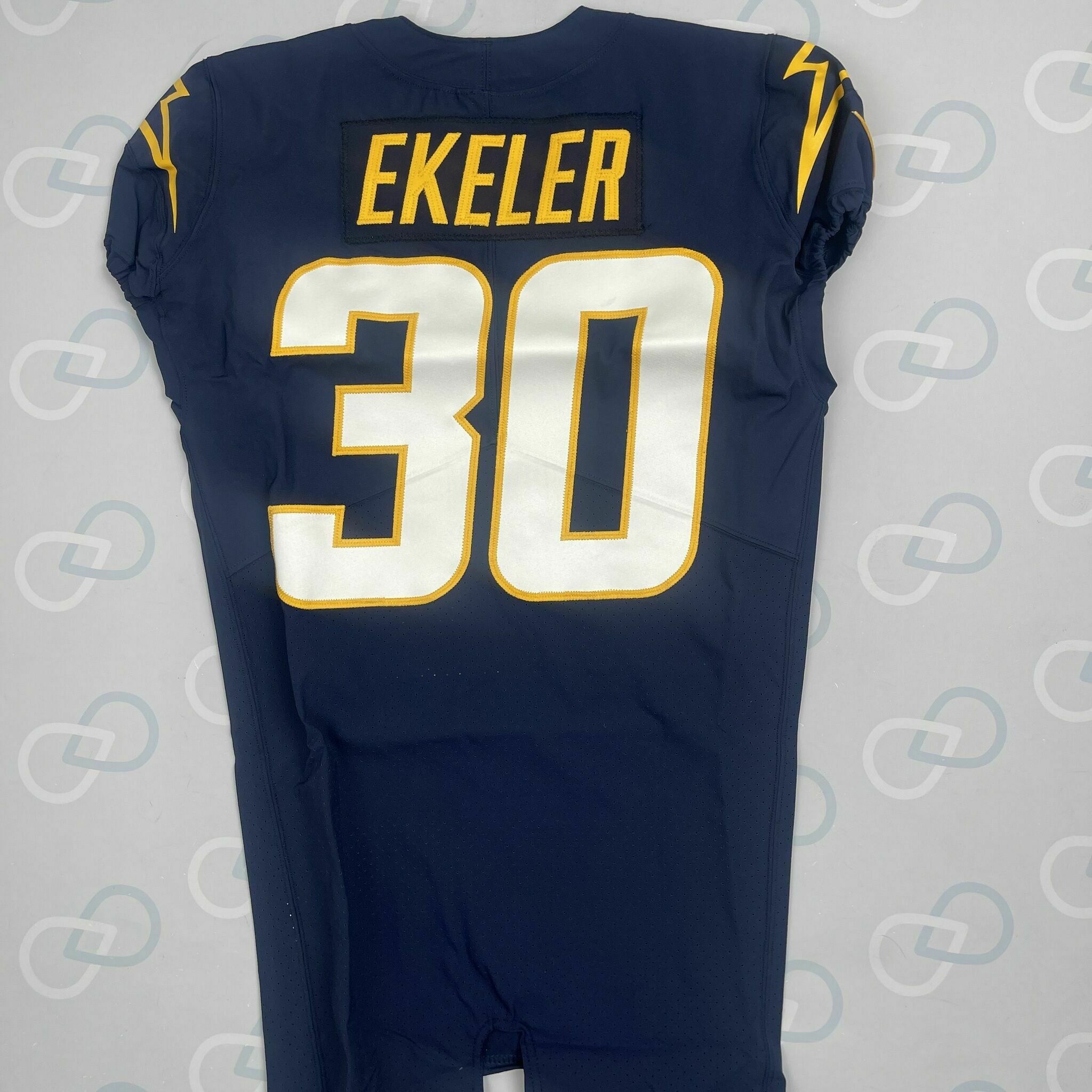 #30 Austin Ekeler Navy Game Worn Jersey