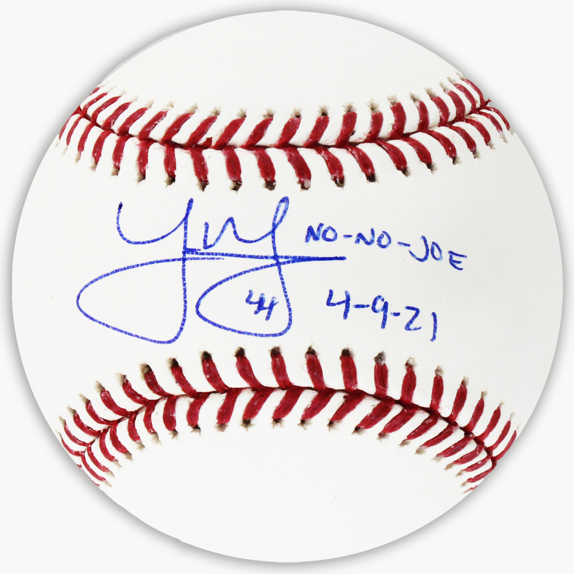 Musgrove Signed Ball W/ No-No-Joe