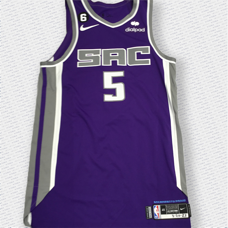 #5 FOX Game Worn Jersey from 3/20/23, purple