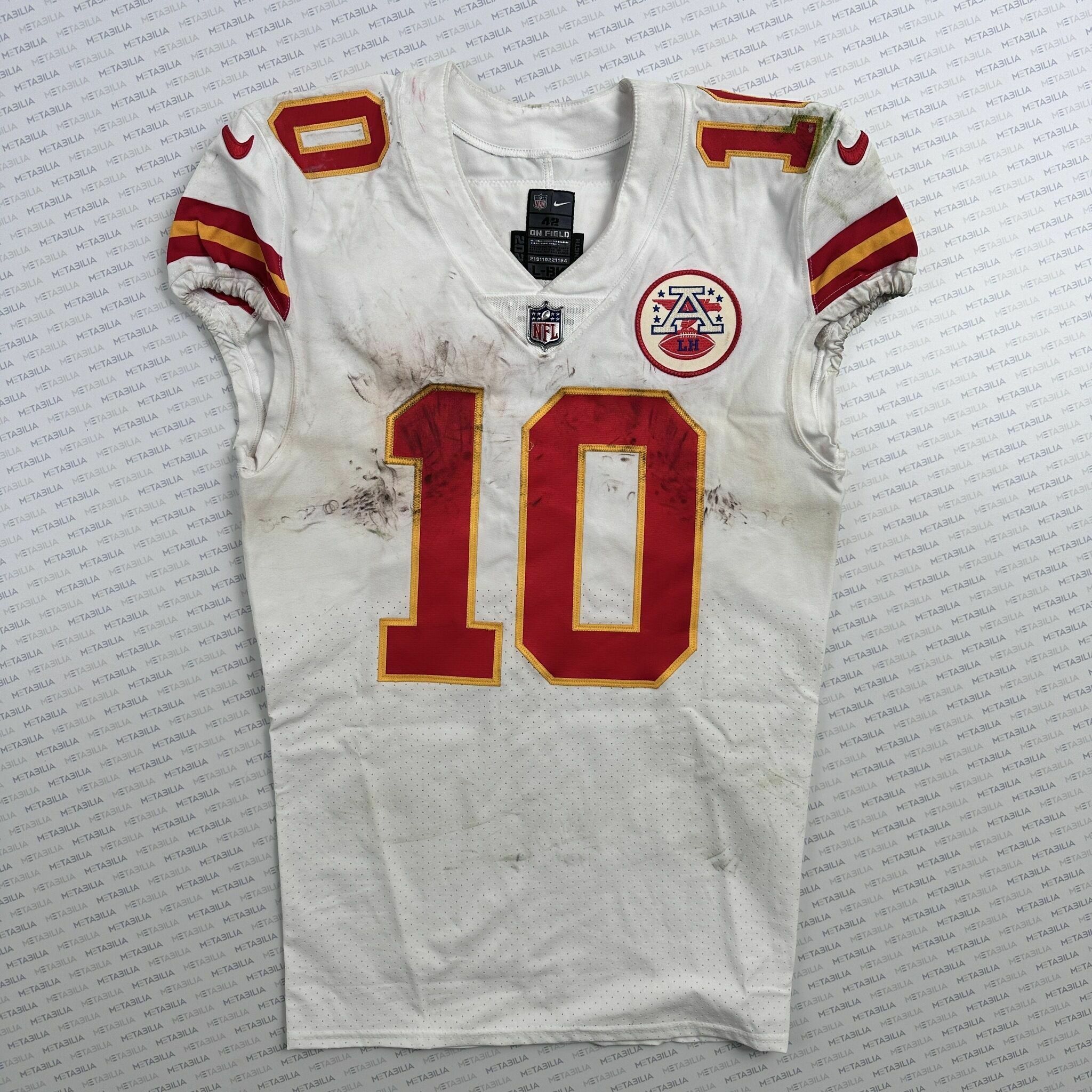 PACHECO Signed Game-Worn ROOKIE SEASON Jersey vs Raiders