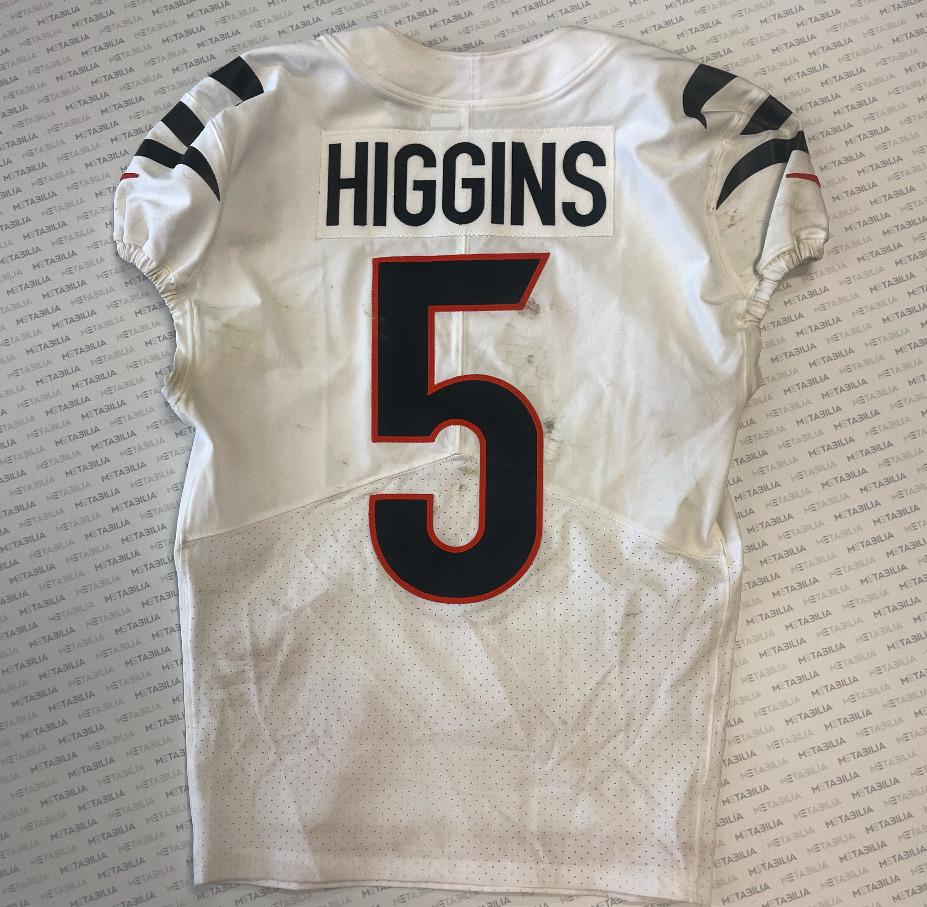#5 Tee Higgins Game-Worn Jersey vs Browns