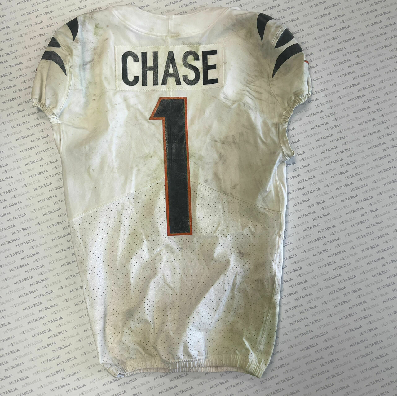 #1 CHASE Game-Worn Jersey vs Browns