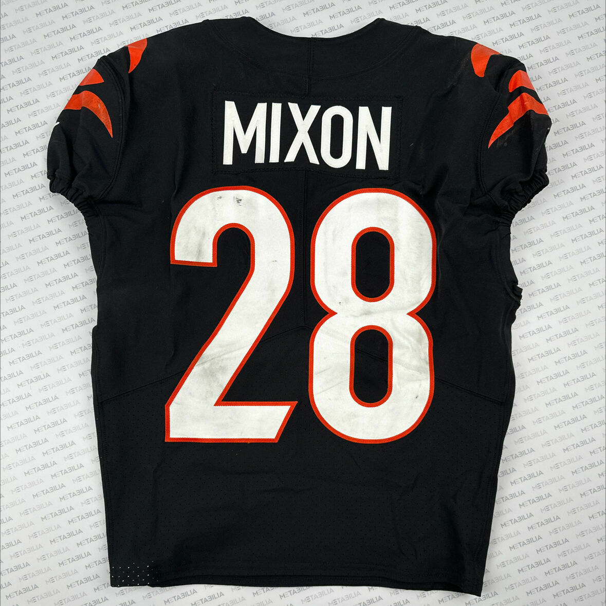 #28 Joe Mixon Game-Worn Jersey vs BAL