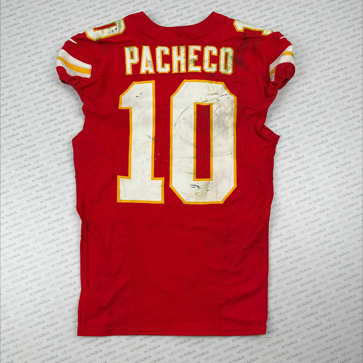 #10 PACHECO Game-Worn Jersey vs CHI