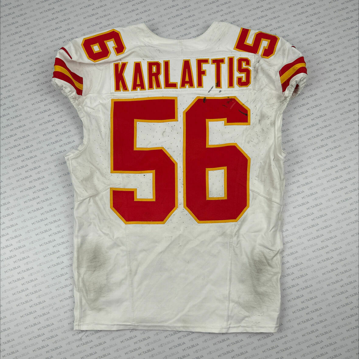 #56 Karlaftis Game-Worn Jersey vs MIN