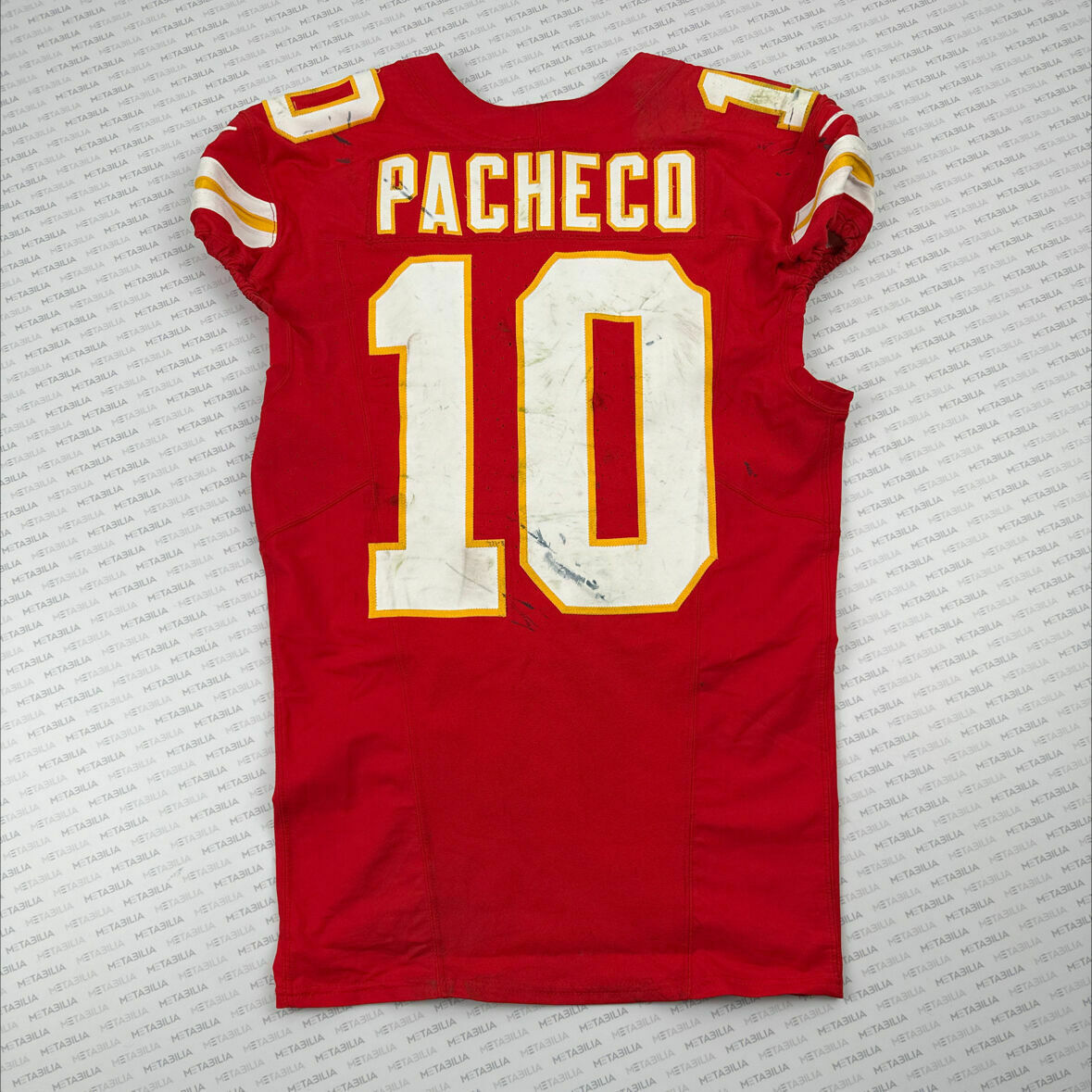 #10 Pacheco Game-Worn Jersey vs DEN