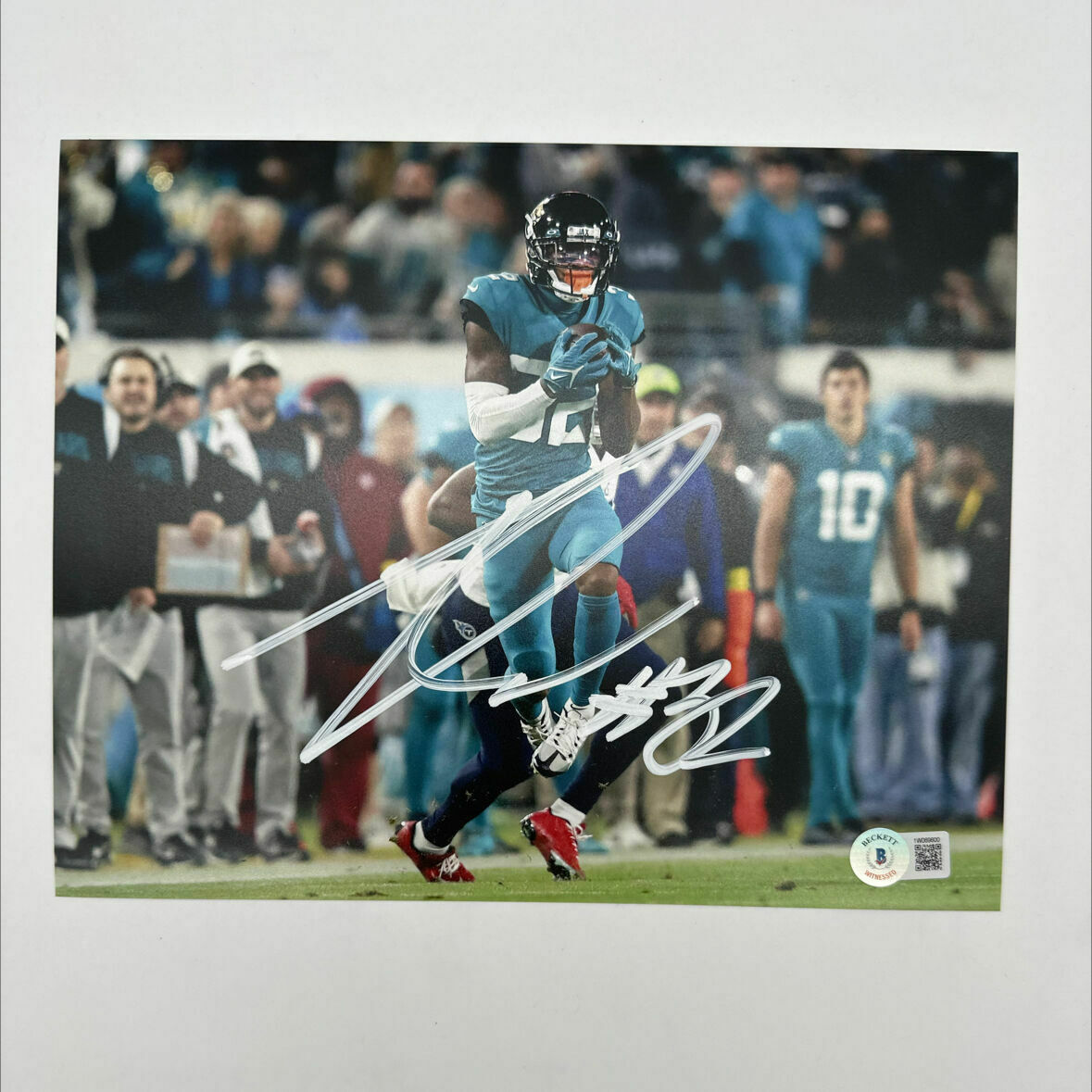 Campbell Signed 8x10 Catch