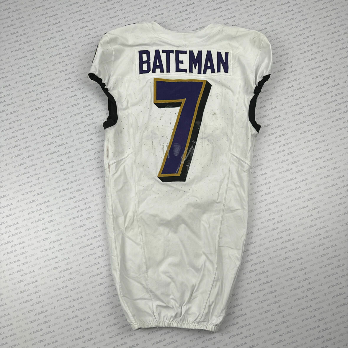 #7 Rashod Bateman Game-Worn Jersey vs Cardinals