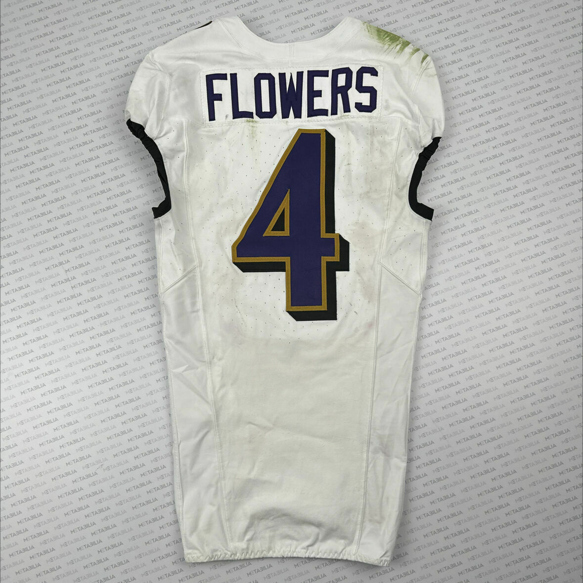 #4 Zay Flowers Game-Worn Jersey vs Cardinals