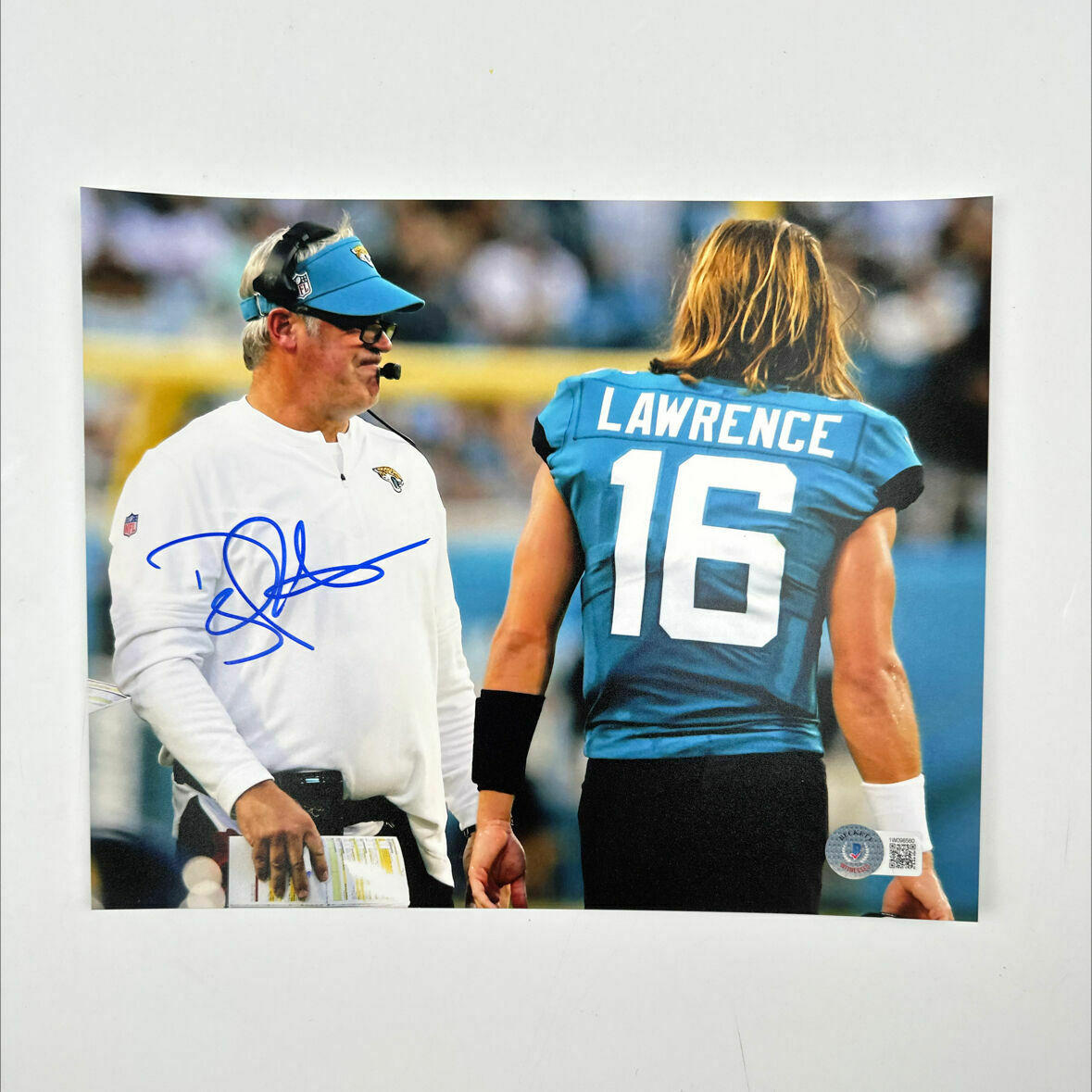 Pederson Signed 8x10 White Shirt