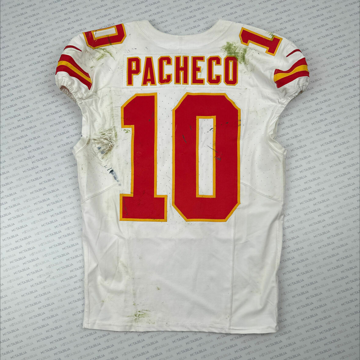 #10 Pacheco Game-Worn Jersey vs Broncos
