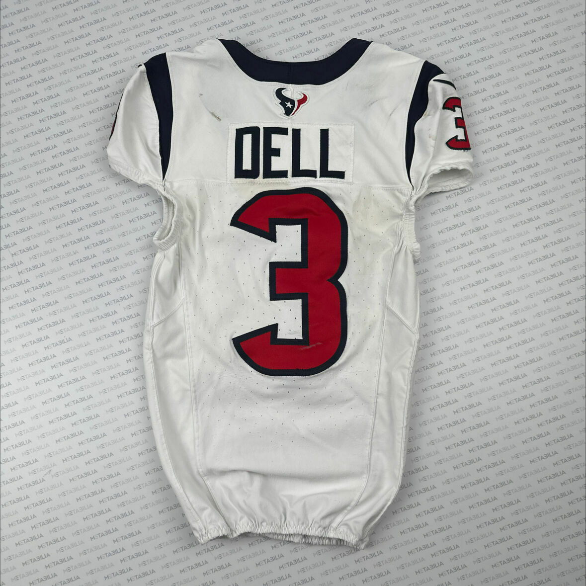 #3 Tank Dell Game-Worn Jersey vs Bengals