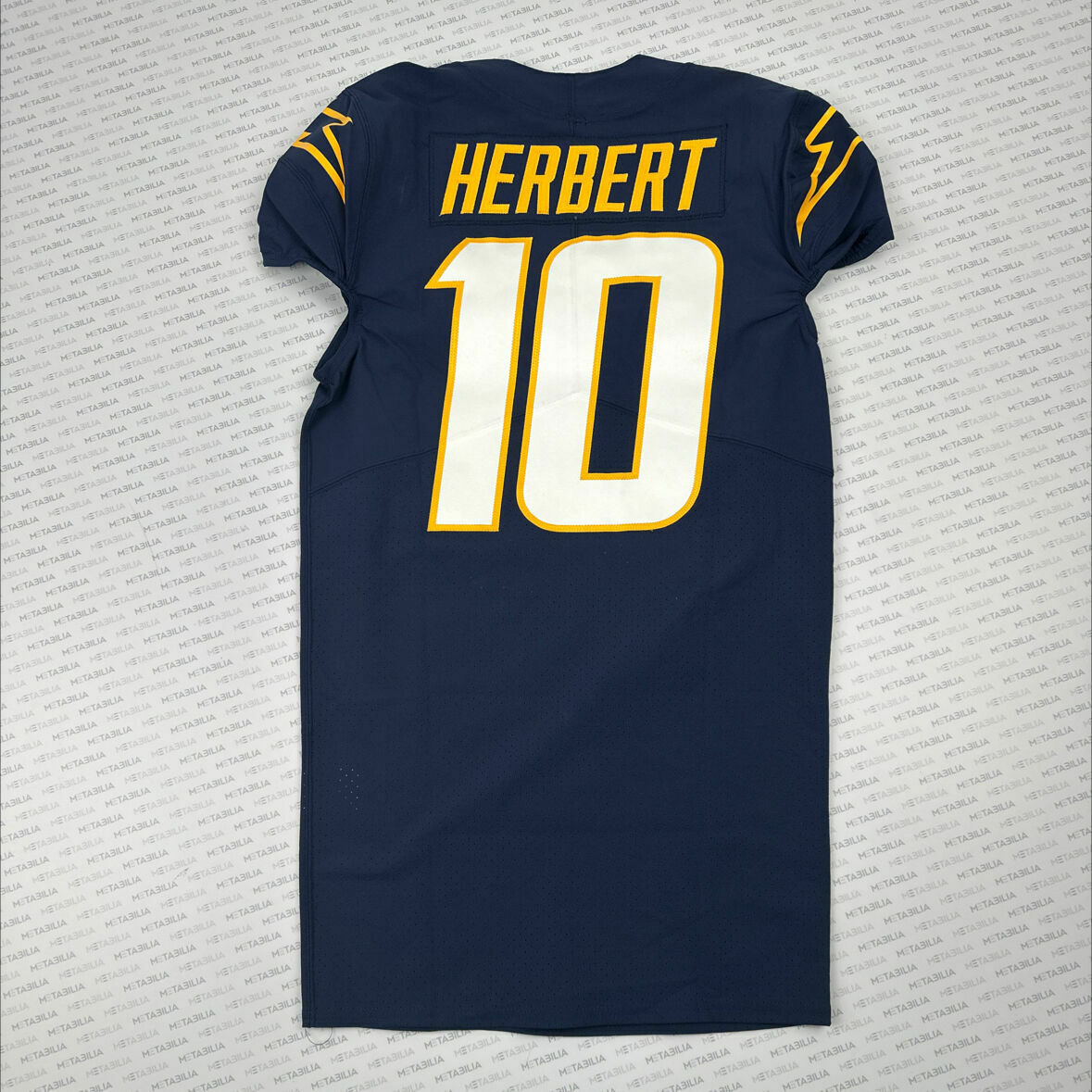 #10 Justin Herbert Navy Blue Team Issued Jersey