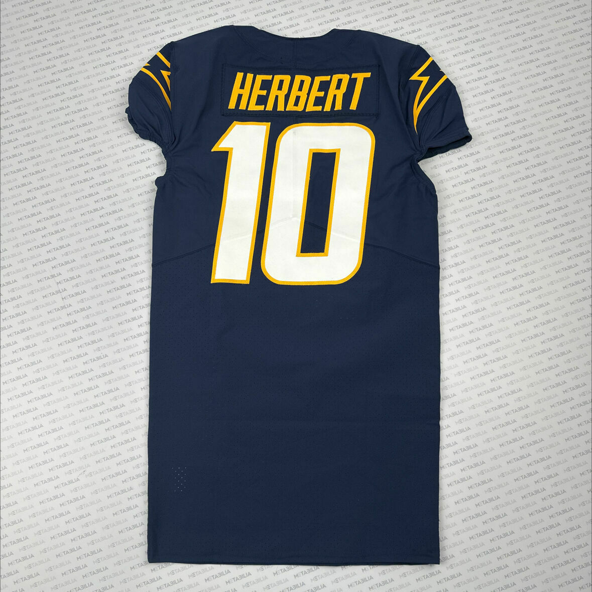 #10 Justin Herbert Navy Blue Team Issued Jersey