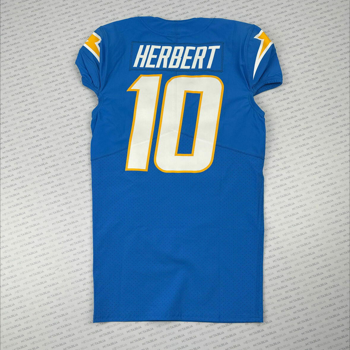 #10 Justin Herbert Powder Blue Team Issued Jersey