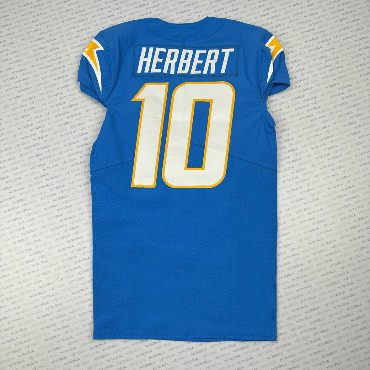#10 Justin Herbert Powder Blue Team Issued Jersey