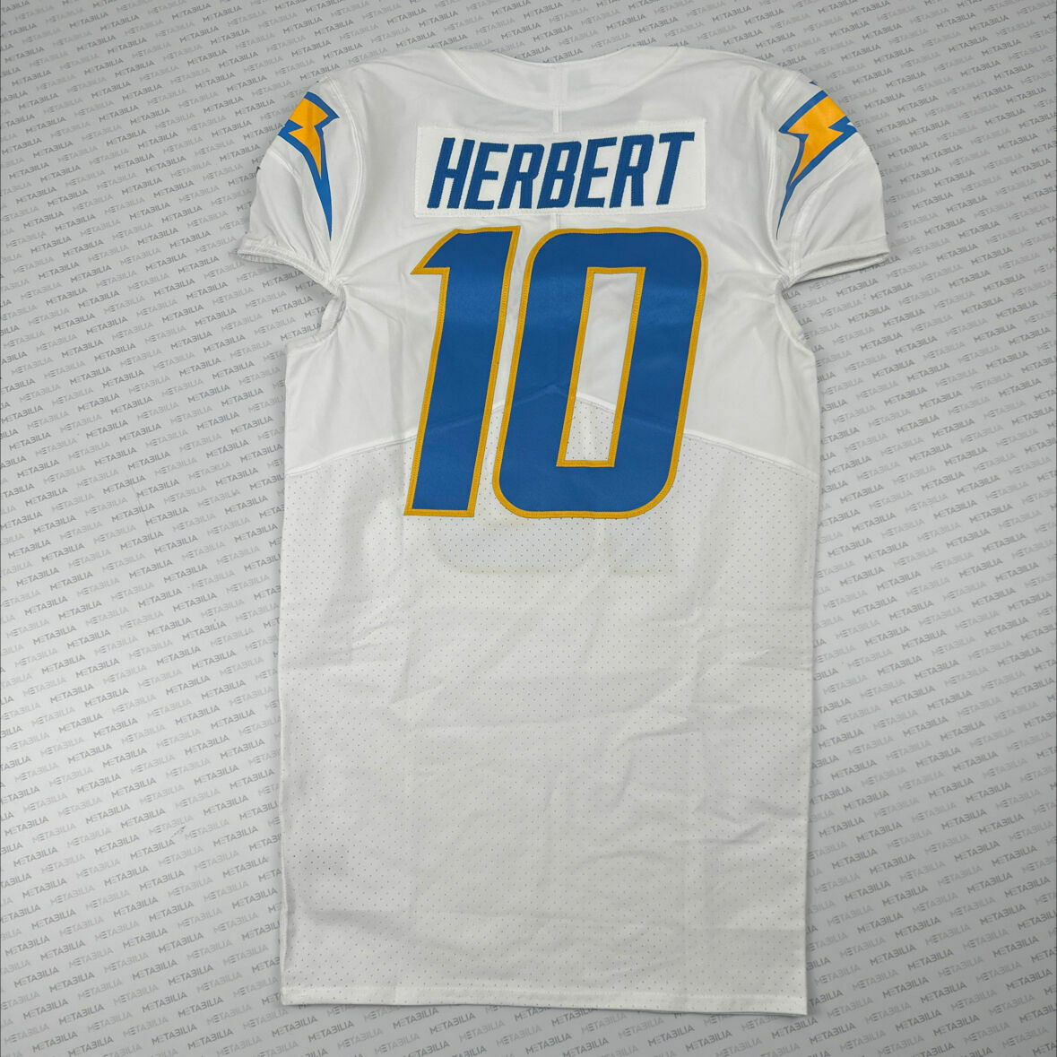 #10 Justin Herbert White Team Issued Jersey