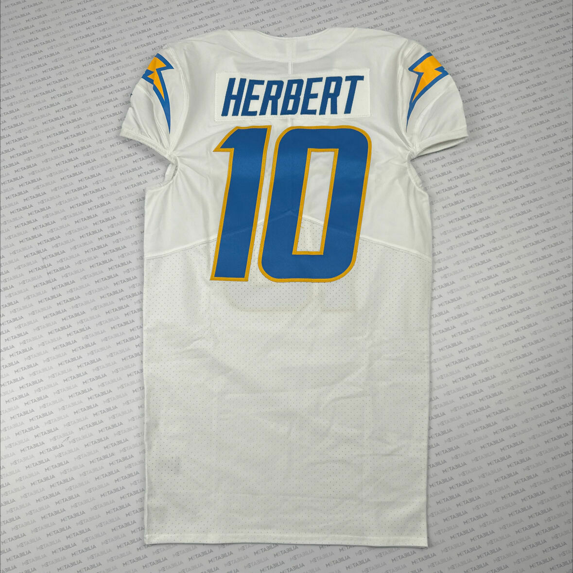 #10 Justin Herbert White Team Issued Jersey