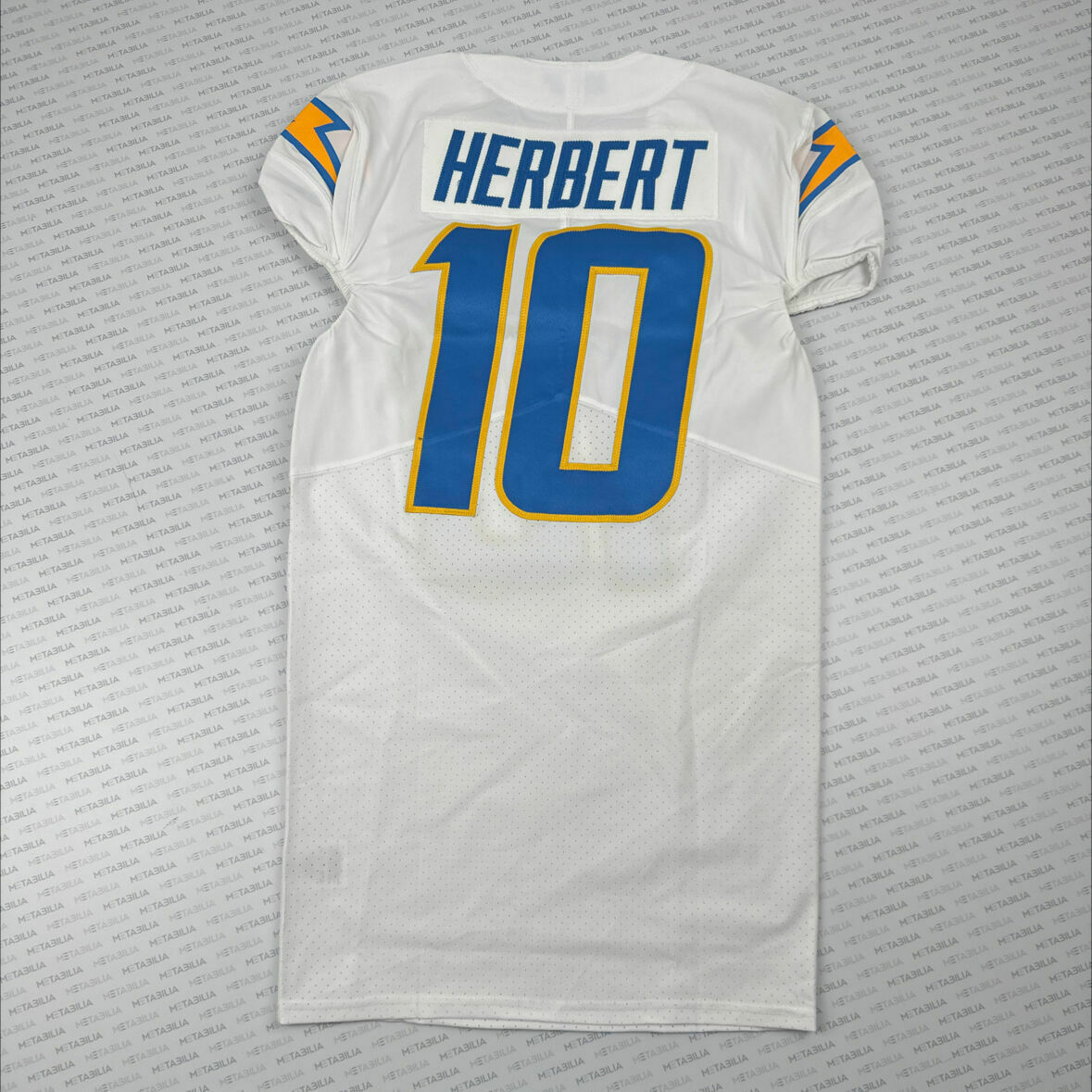 #10 Justin Herbert White Team Issued Jersey