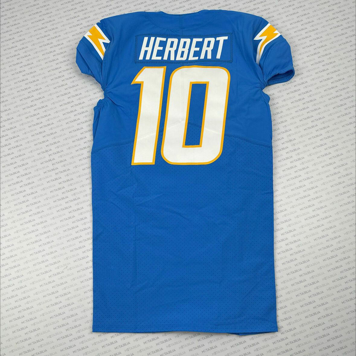 #10 Justin Herbert Powder Blue Team Issued Jersey