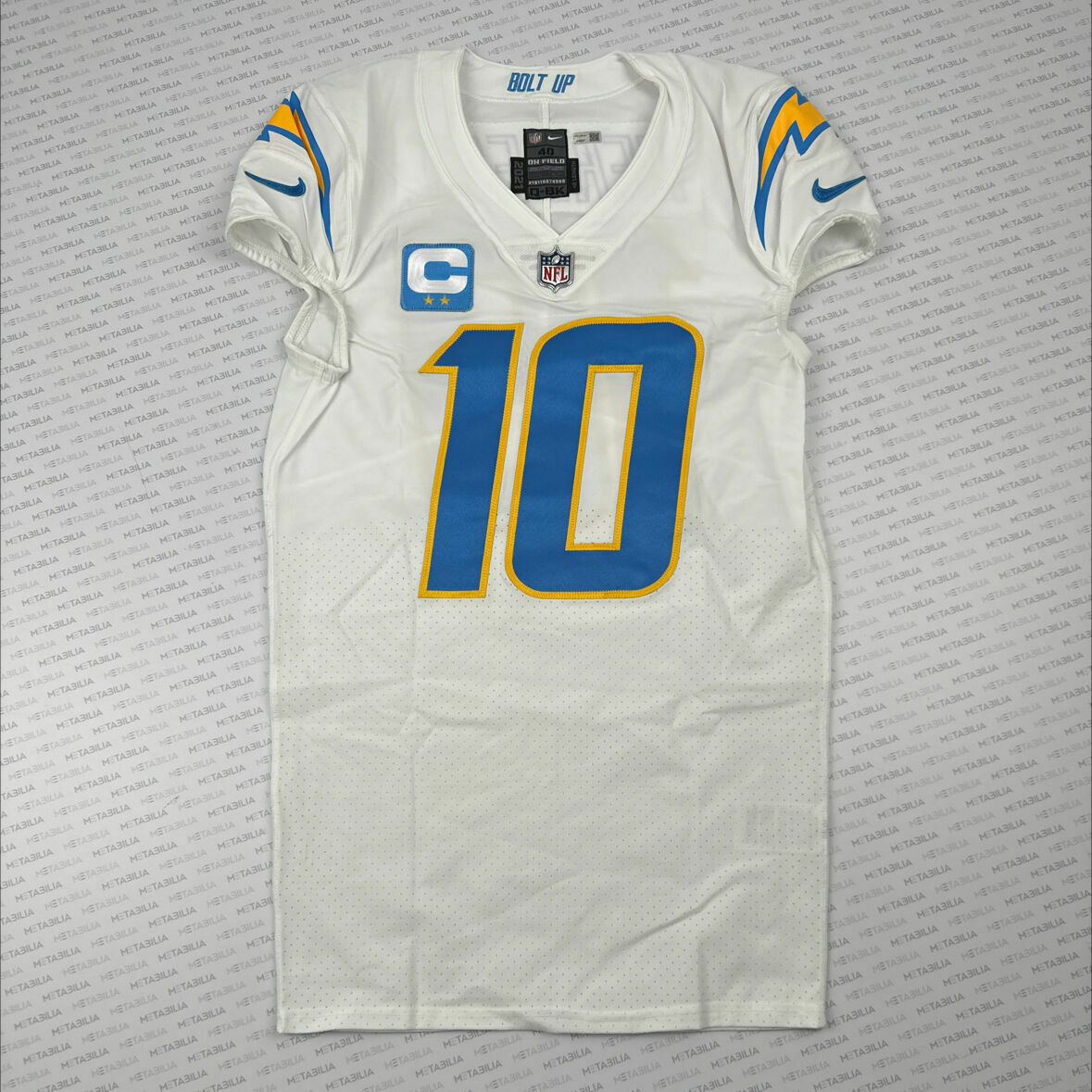 #10 Justin Herbert White Team Issued Jersey