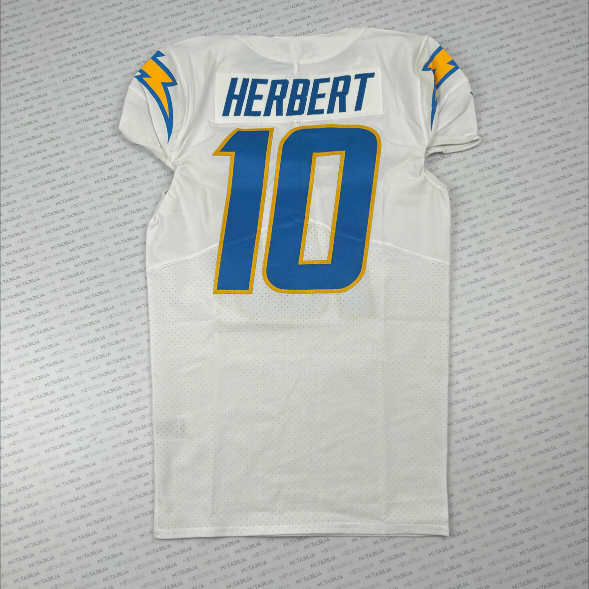 #10 Justin Herbert White Team Issued Jersey