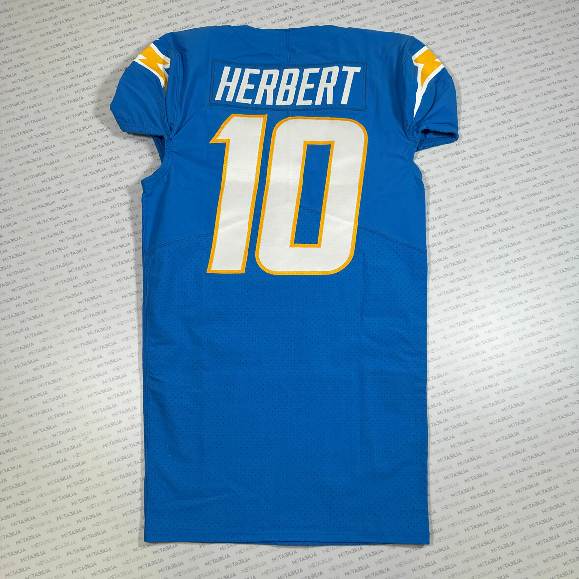 #10 Justin Herbert Powder Blue Team Issued Jersey