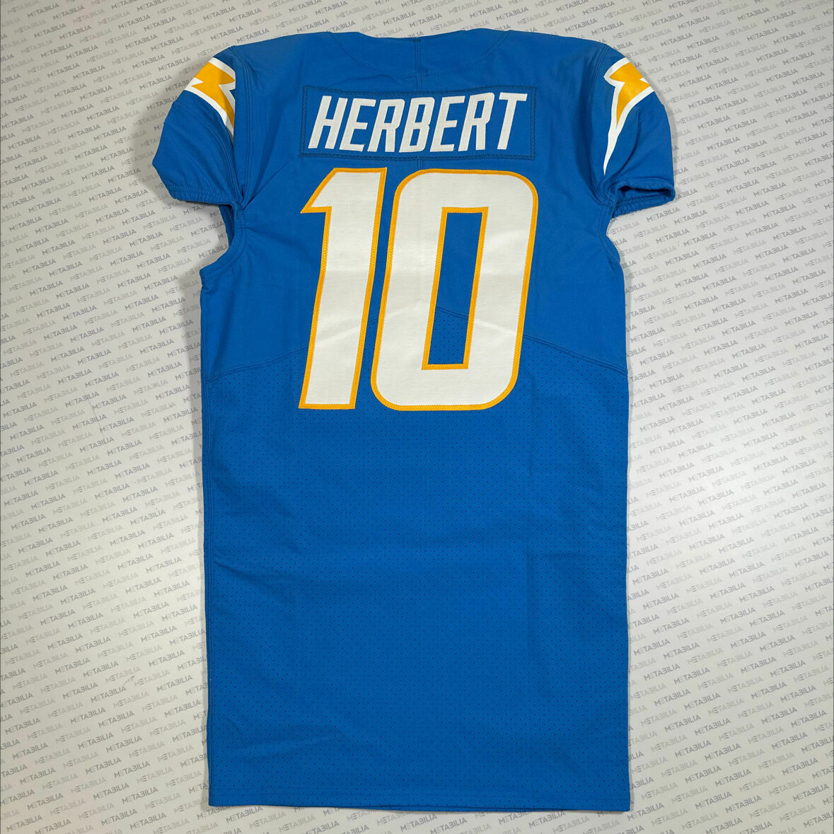 #10 Justin Herbert Powder Blue Team Issued Jersey