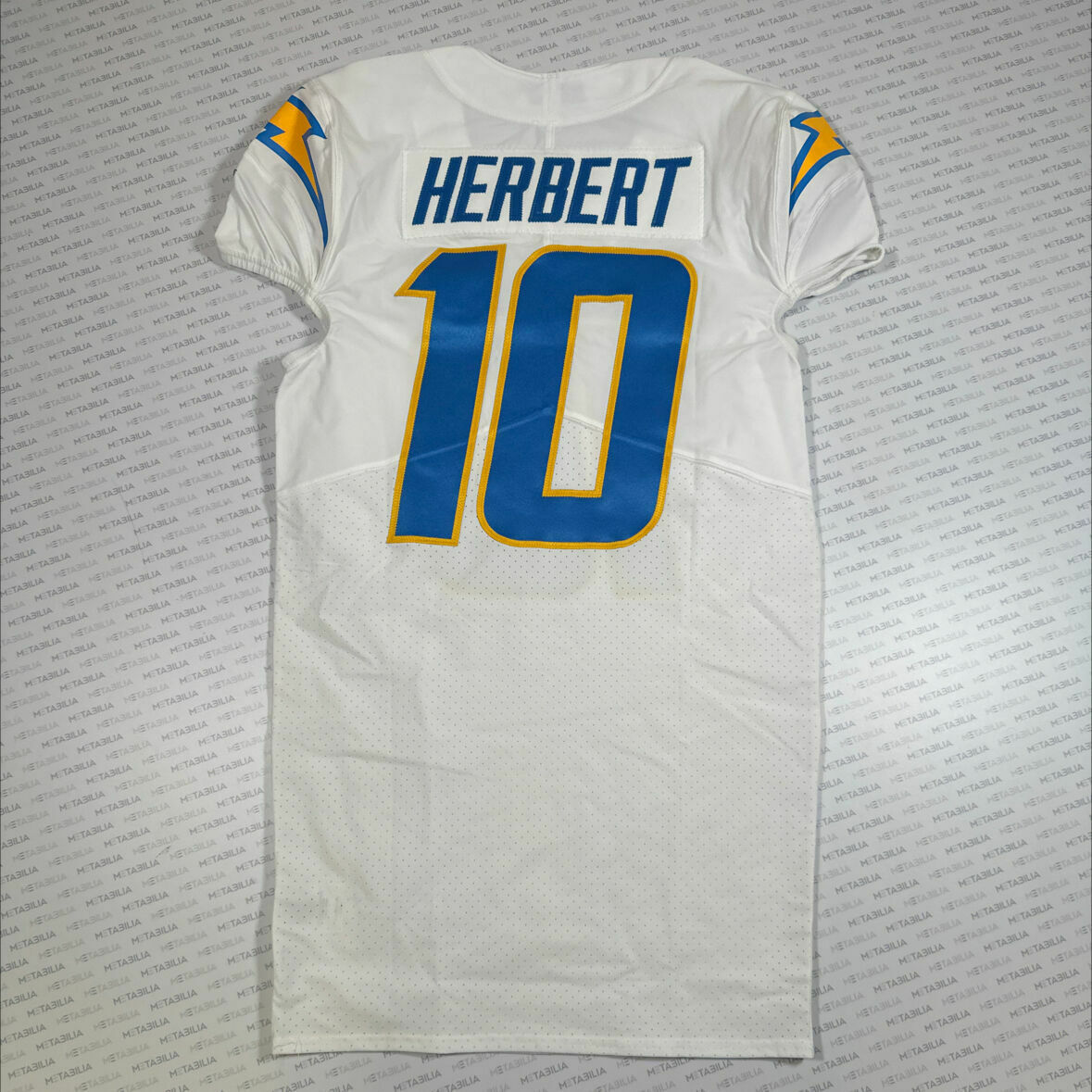 #10 Justin Herbert White Team Issued Jersey