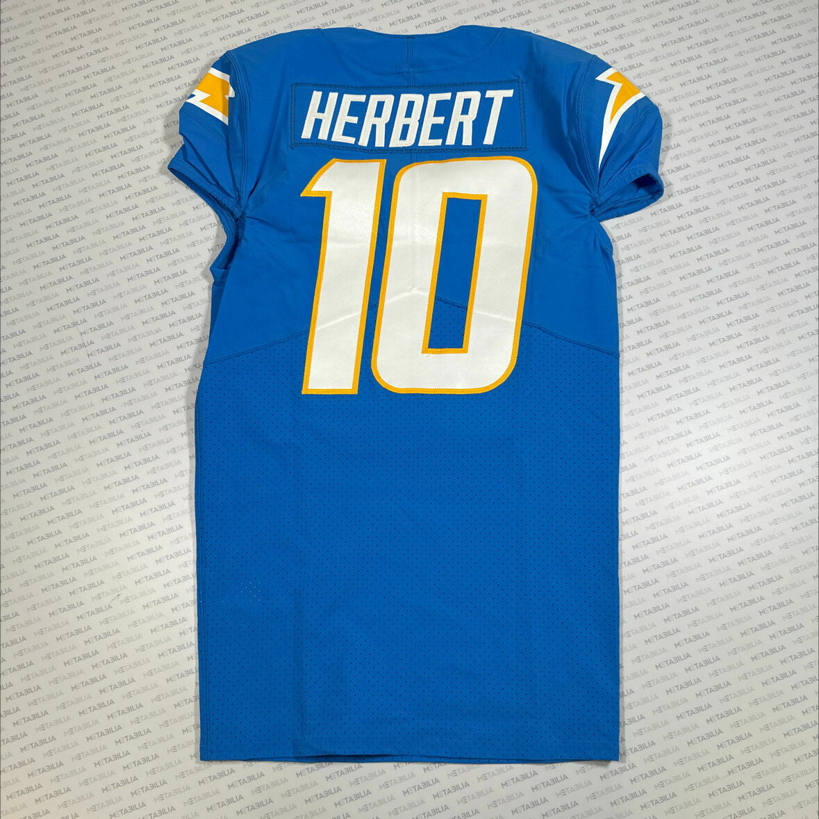 #10 Justin Herbert Powder Blue Team Issued Jersey