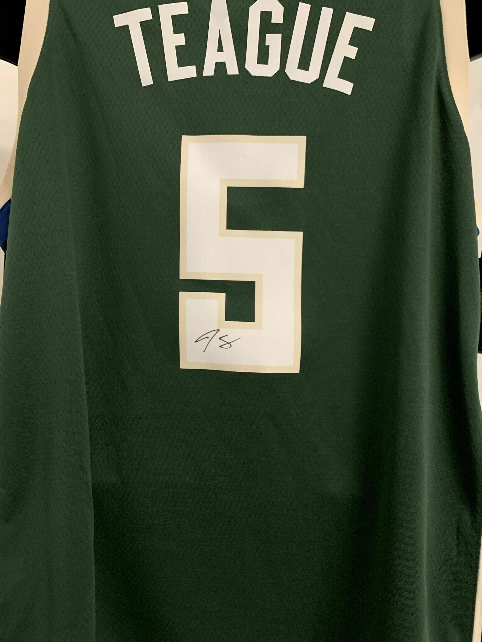 Teague Signed Green Jersey