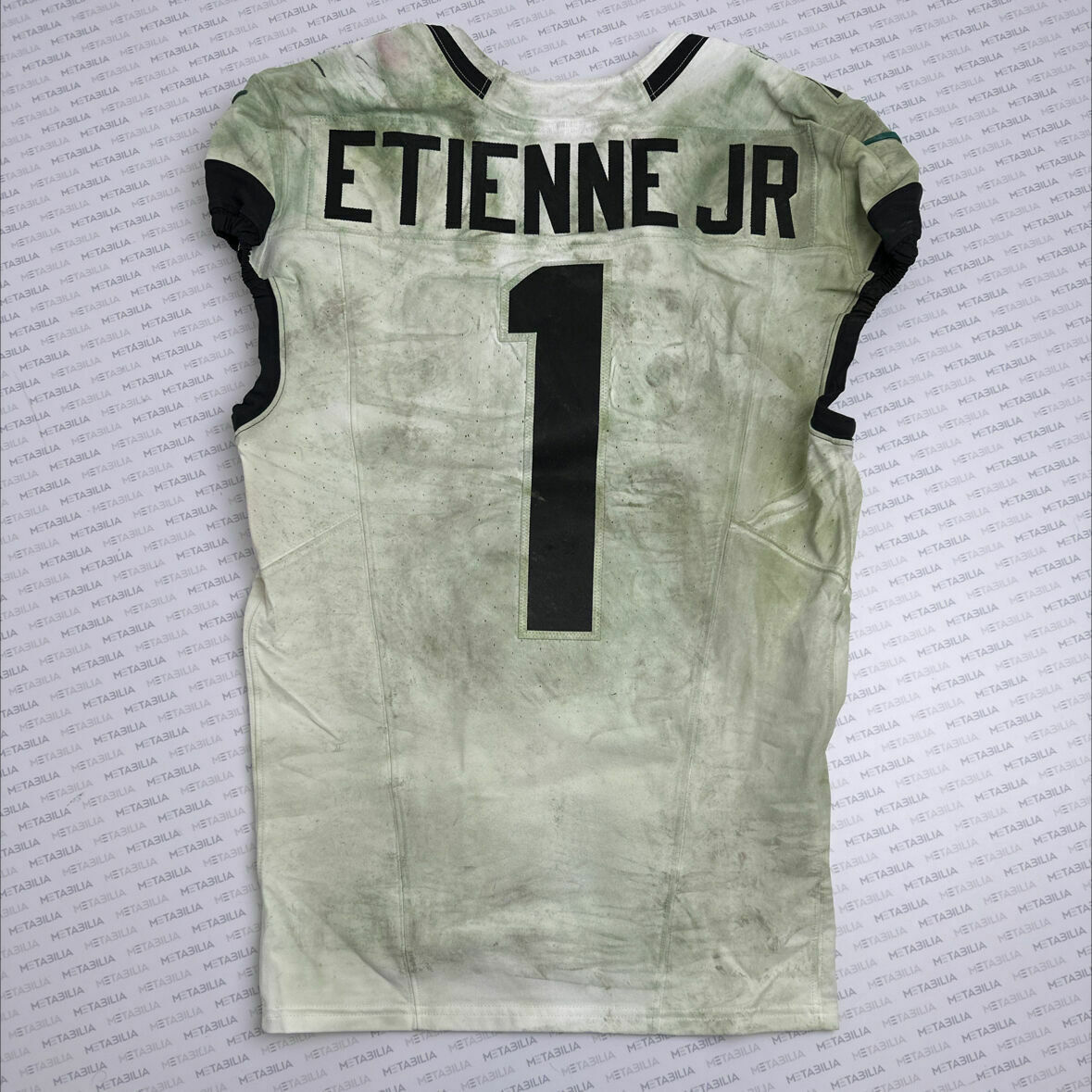 #1 Travis Etienne Game-Worn Jersey vs Bills (UK)