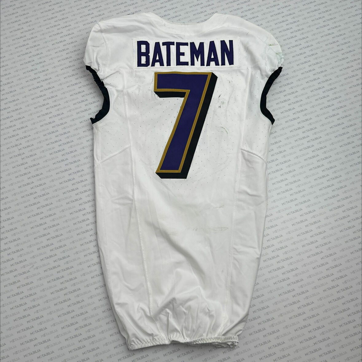 #7 Rashod Bateman Game-Worn Jersey vs Jaguars