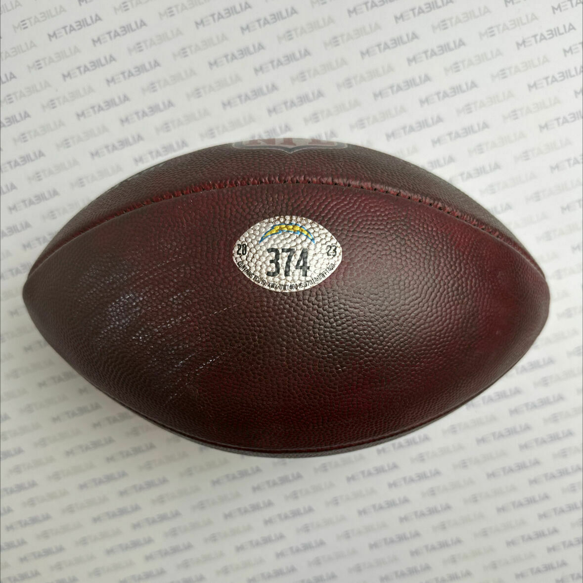 Chargers Game-Used Ball #374 vs Raiders