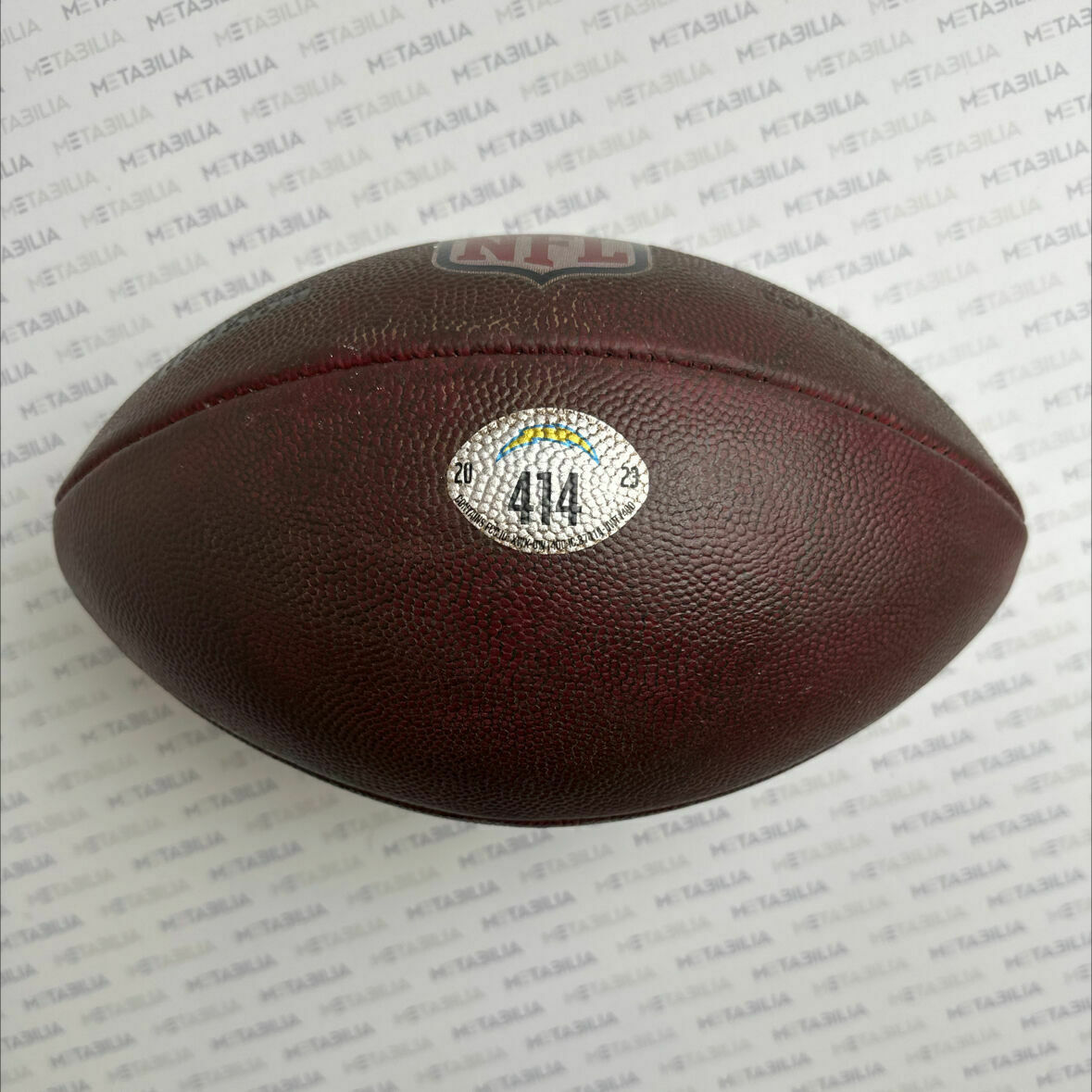 Chargers Game-Used Ball #414 vs Broncos