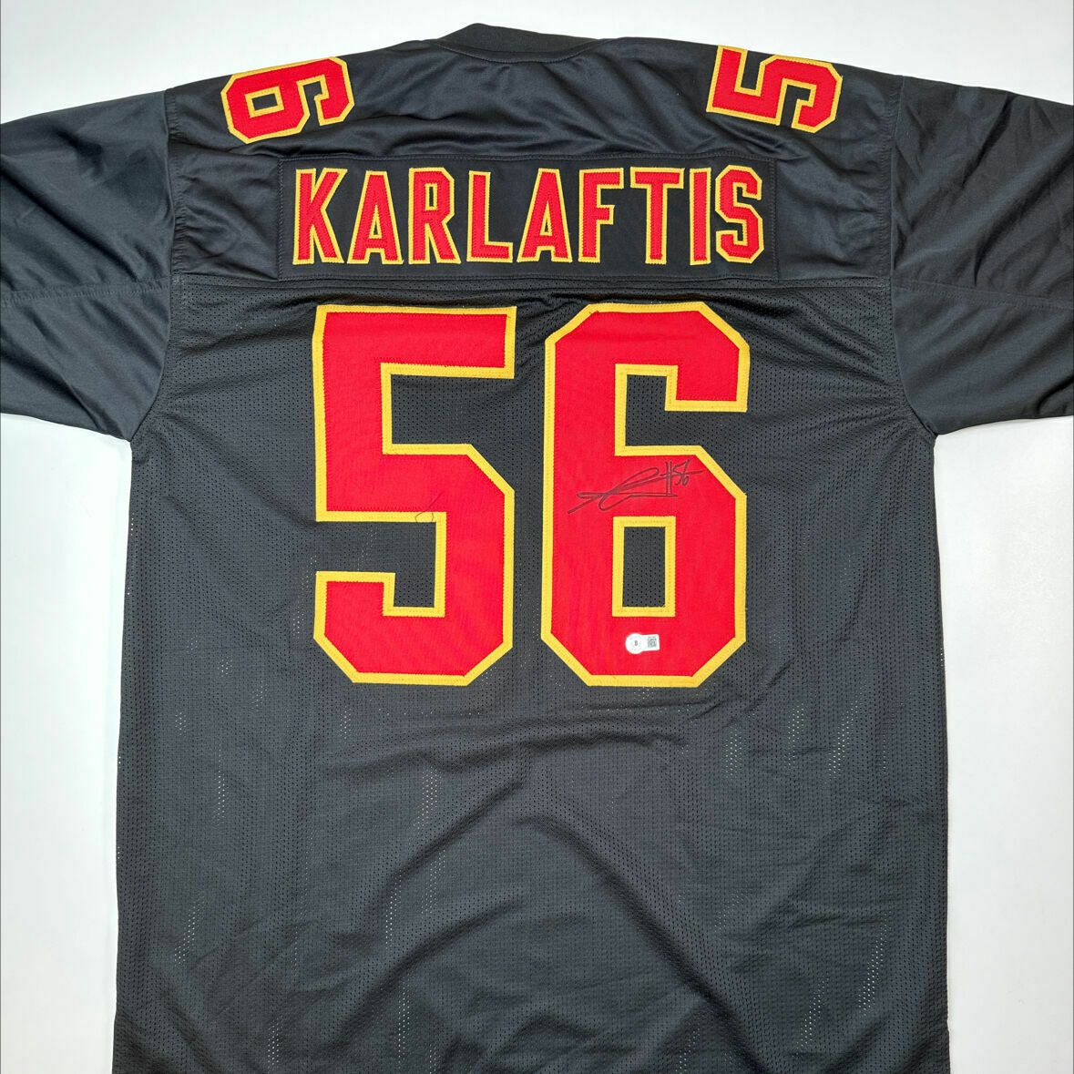 Karlaftis Signed Black Custom Jersey