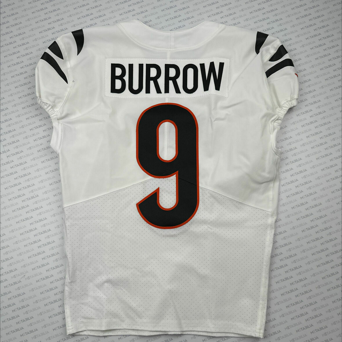 #9 Joe Burrow White Game-Issued Jersey From 2023-2024 Season