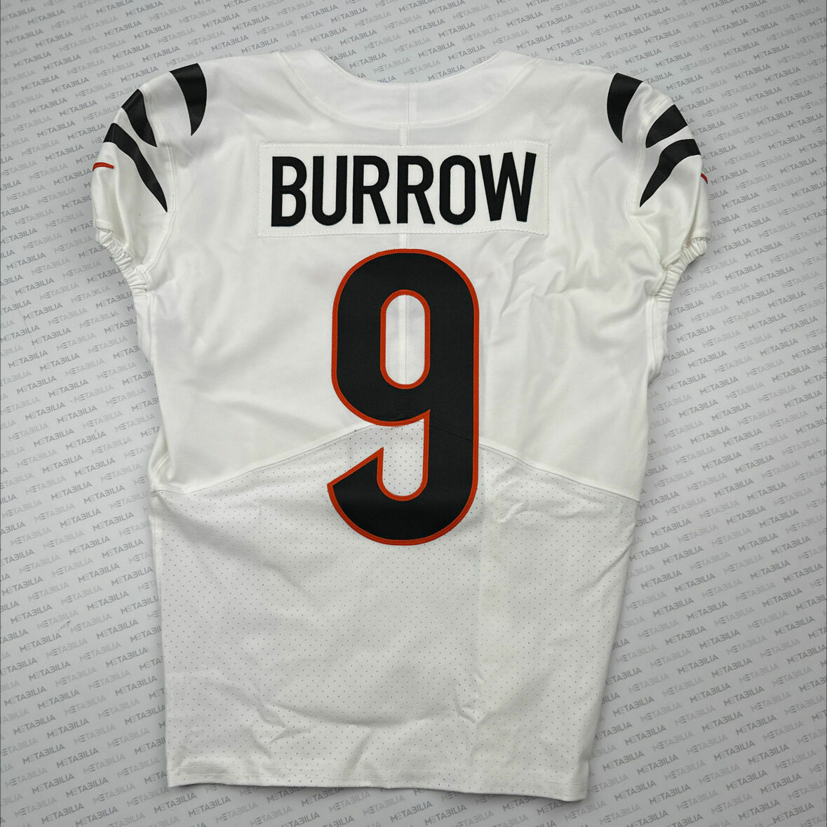 #9 Joe Burrow White Game-Issued Jersey From 2023-2024 Season
