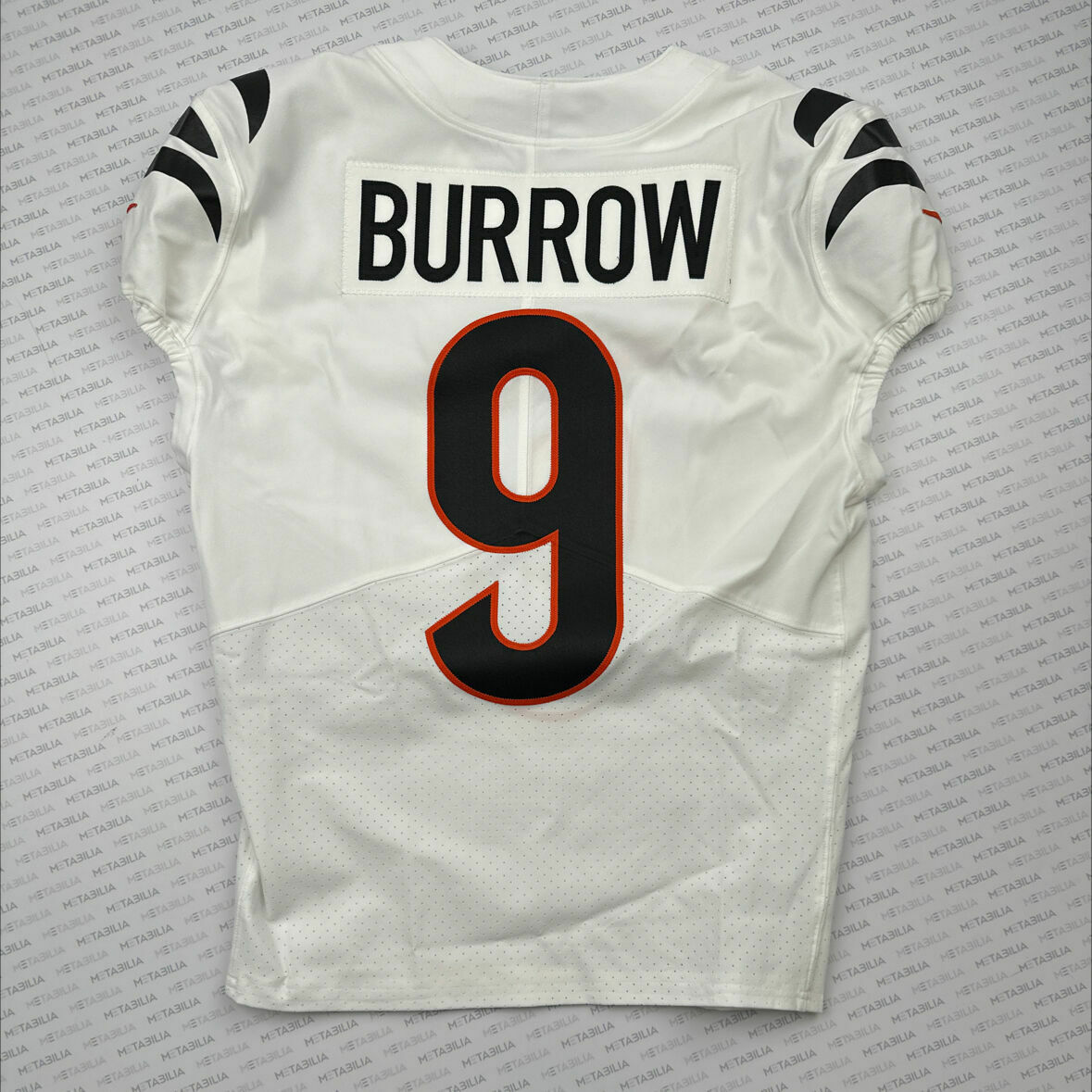 #9 Joe Burrow White Game-Issued Jersey From 2023-2024 Season