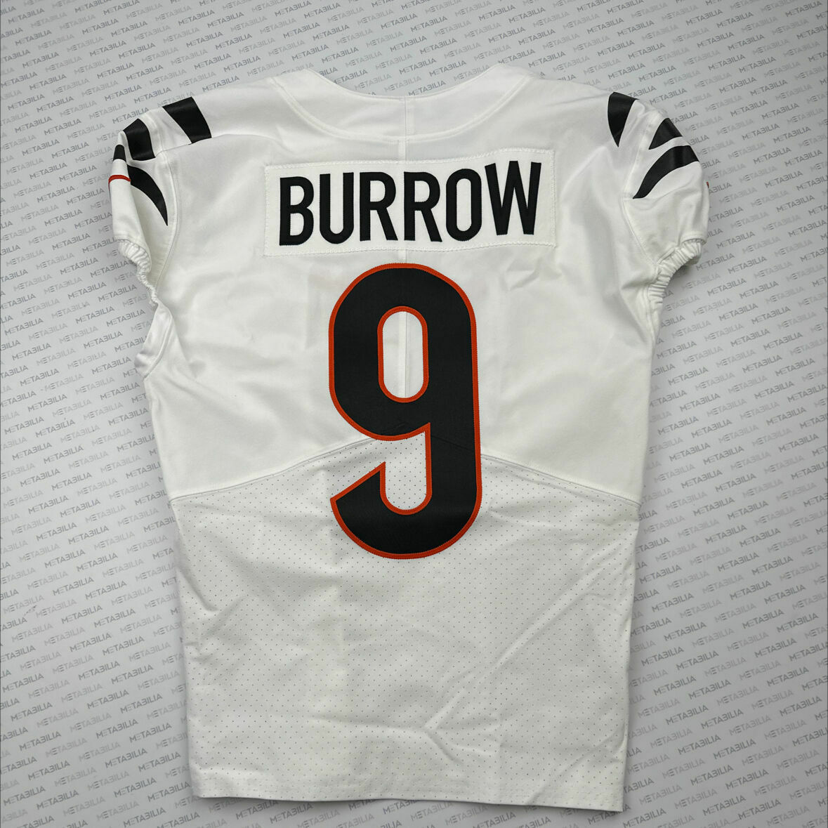 #9 Joe Burrow White Game-Issued Jersey From 2023-2024 Season