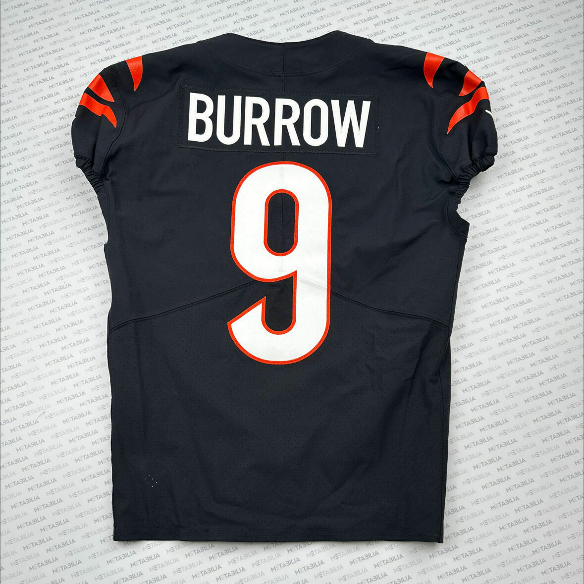 #9 Joe Burrow Black Game-Issued Jersey From 2023-2024 Season