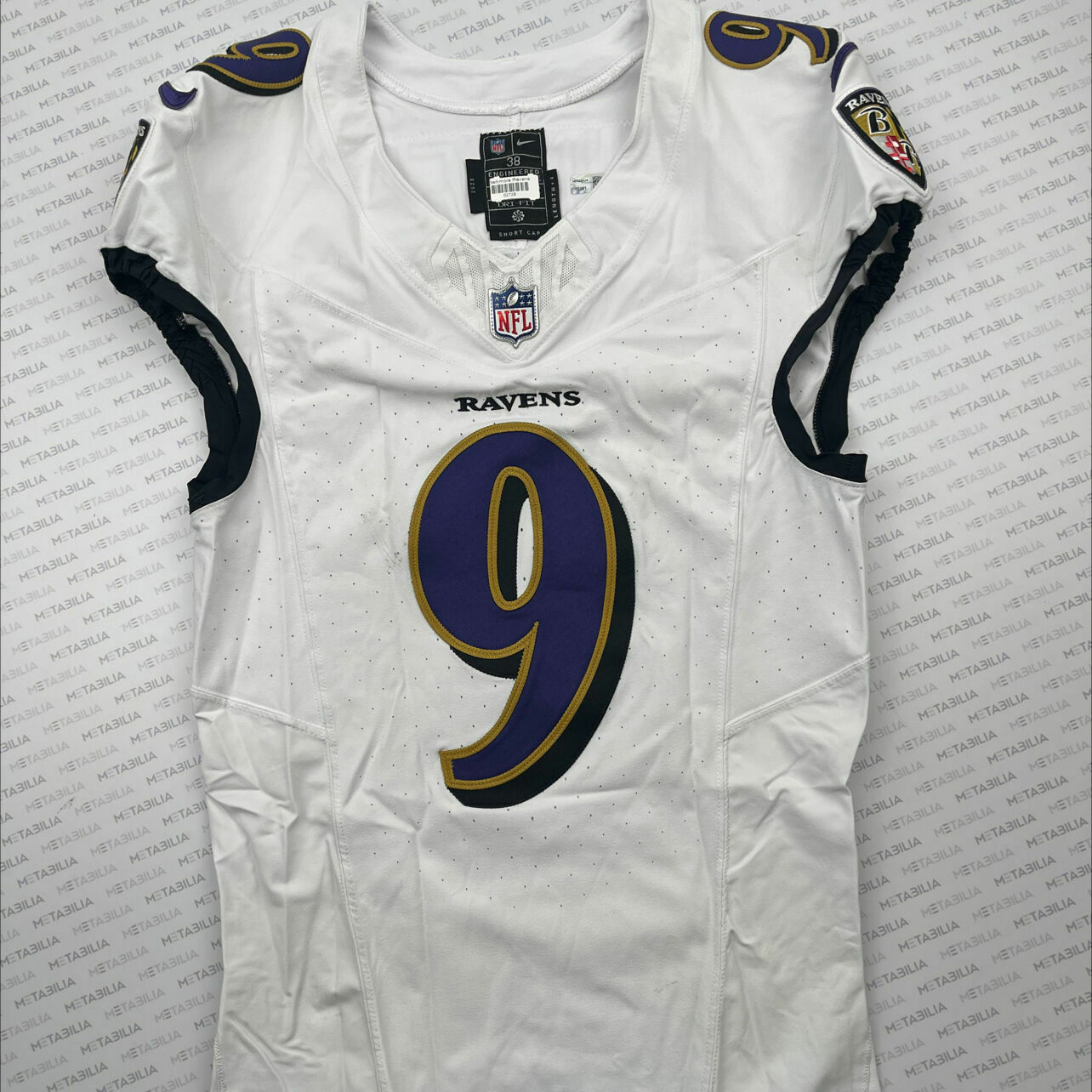 #9 Justin Tucker Game-Worn Jersey vs JAX