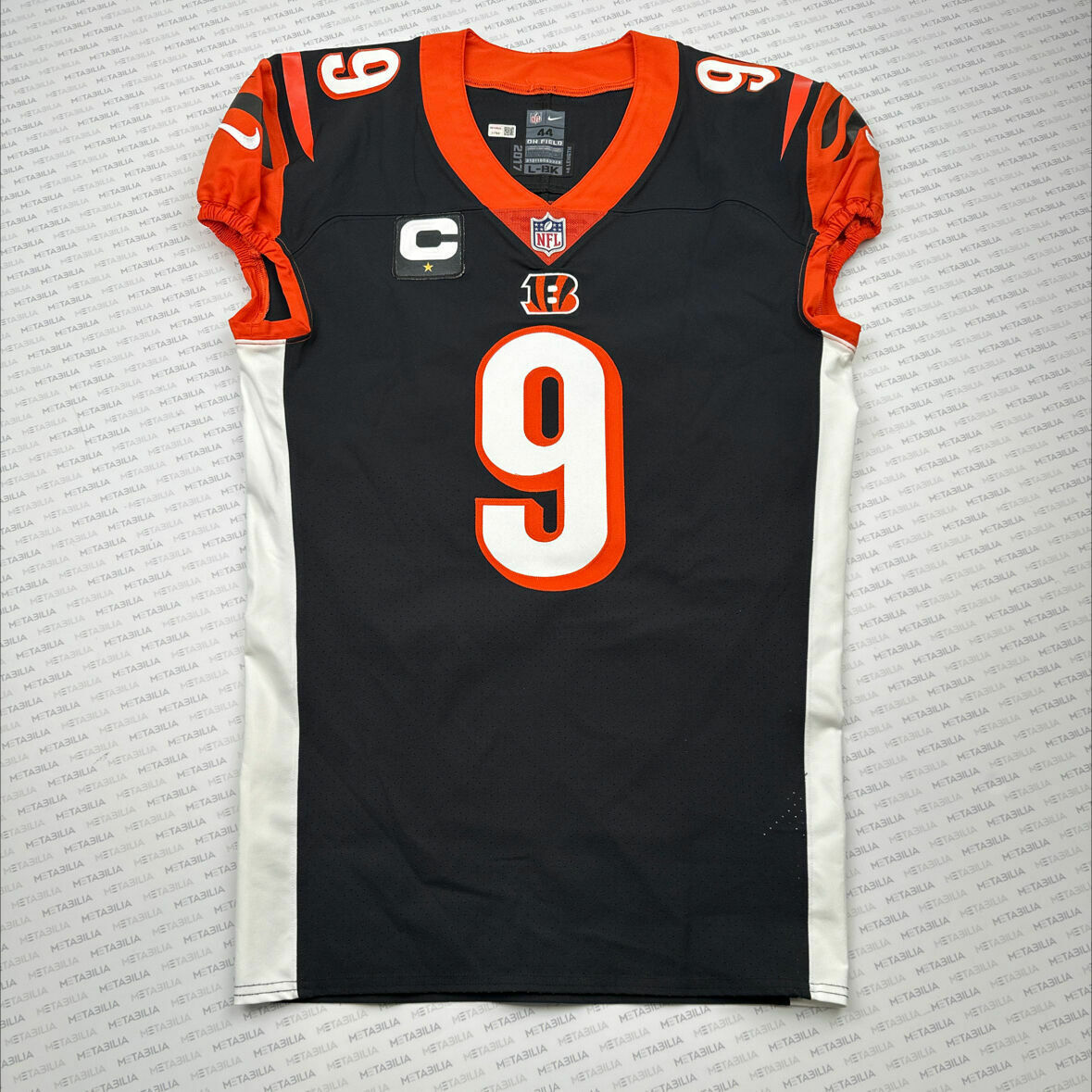 #9 Joe Burrow Black Team-Issued Jersey