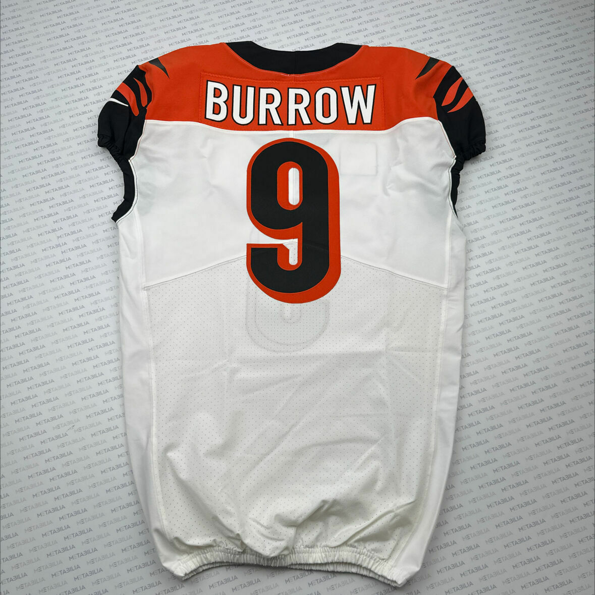 #9 Joe Burrow White Team-Issued Jersey