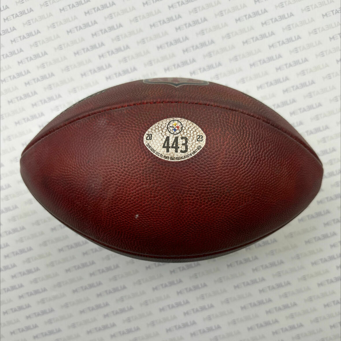Steelers Game-Used Ball #443 vs 49ers