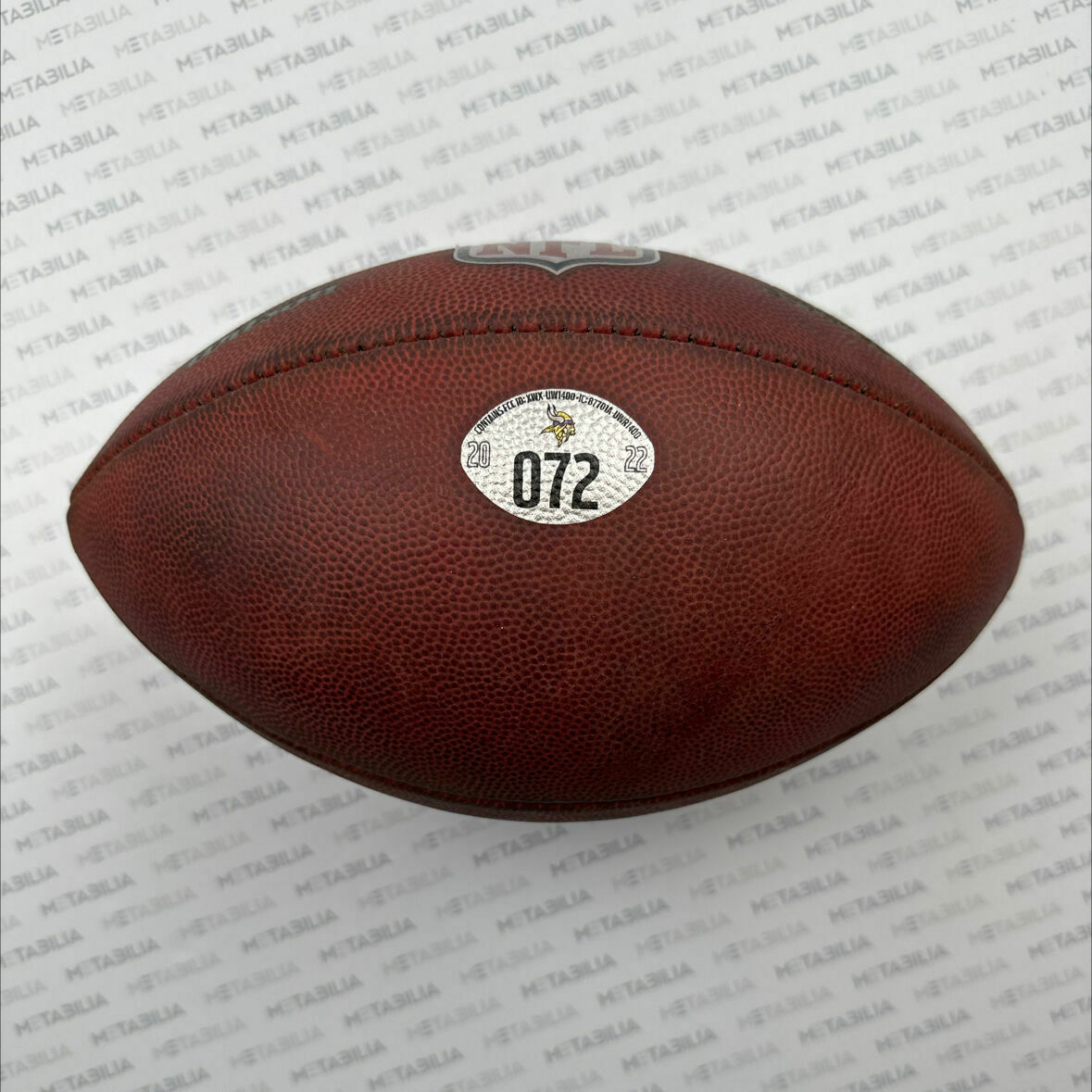 Vikings Game-Used Ball #072 From 2022-2023 Season