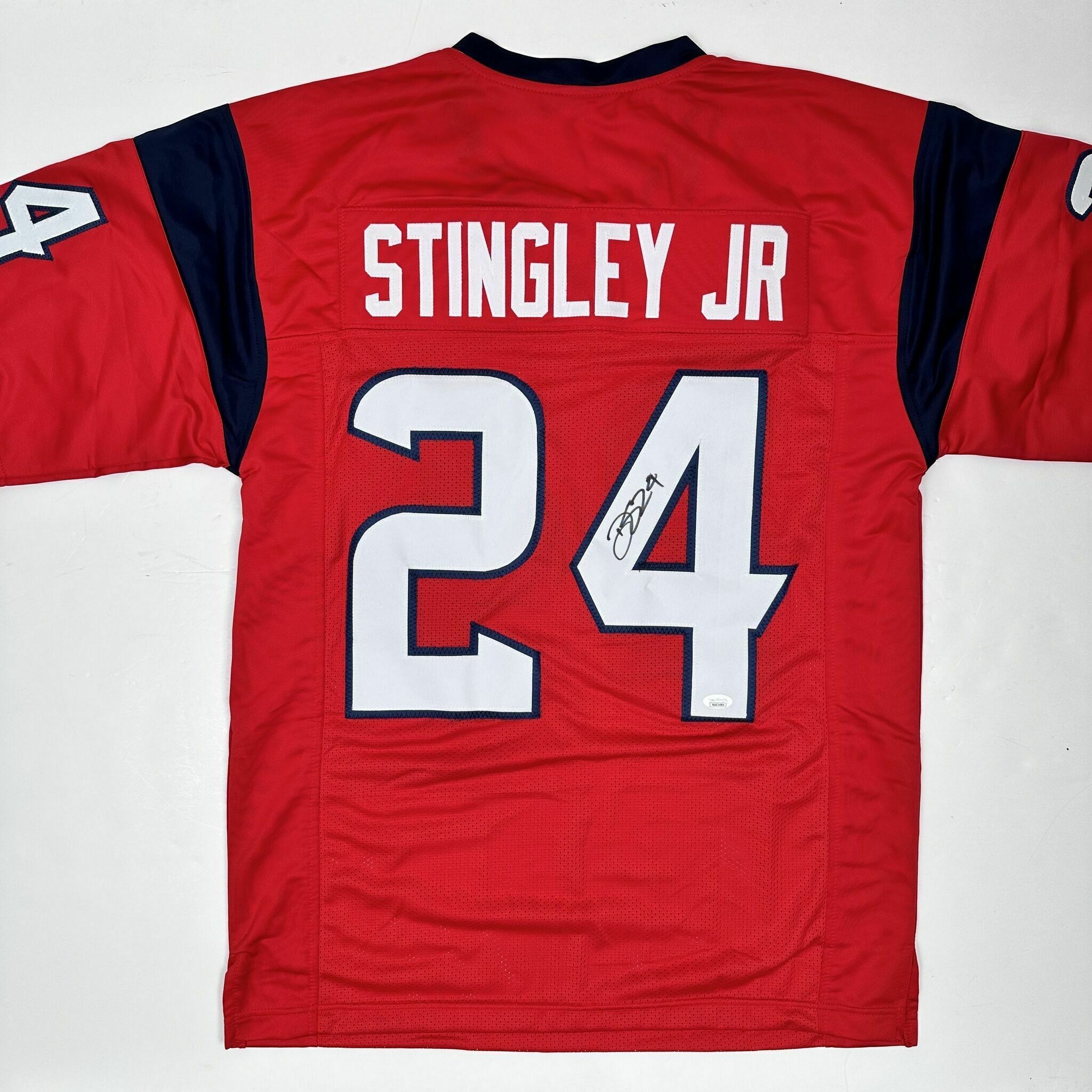 Stingley Signed Red Custom Jersey