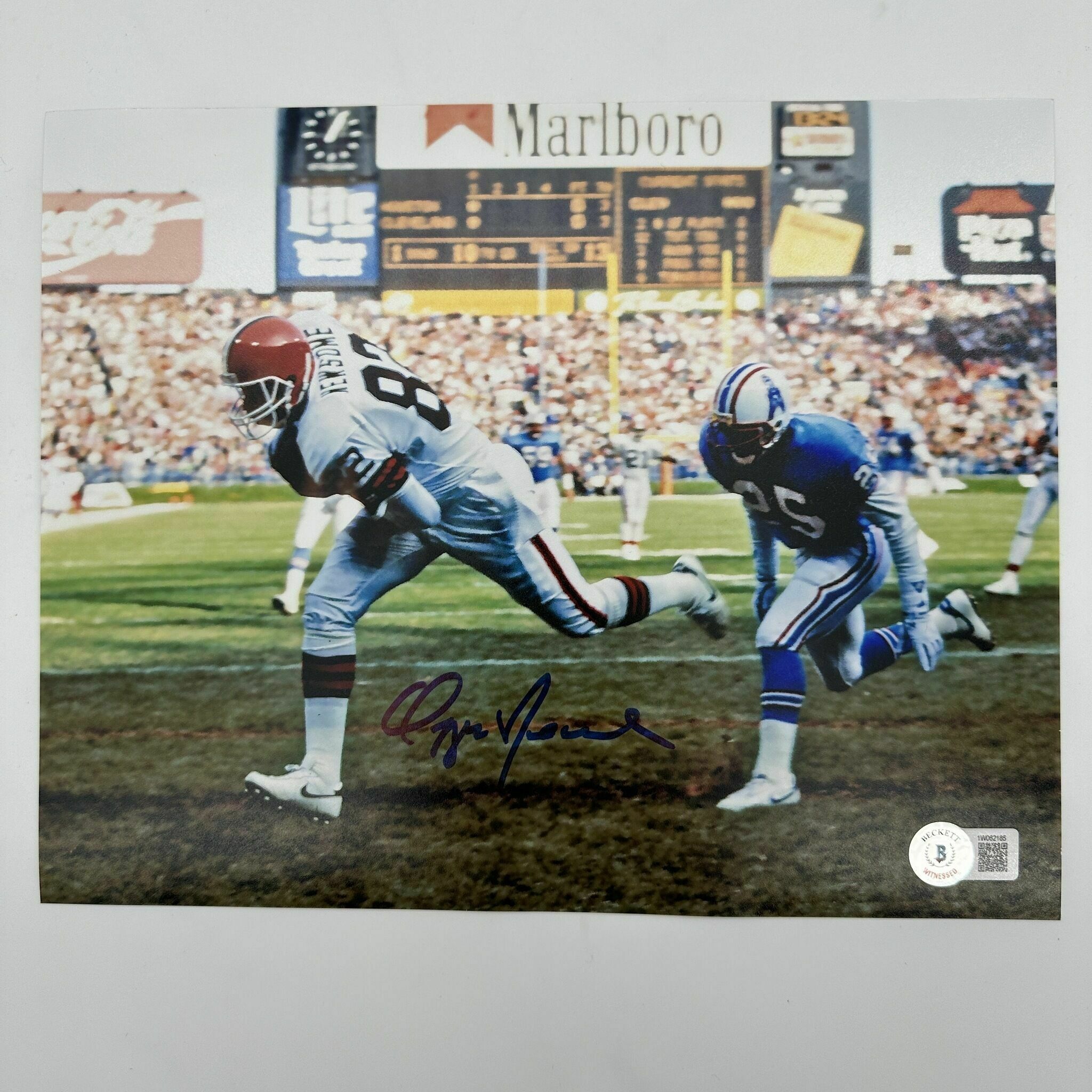 Newsome Signed 8x10 Touchdown