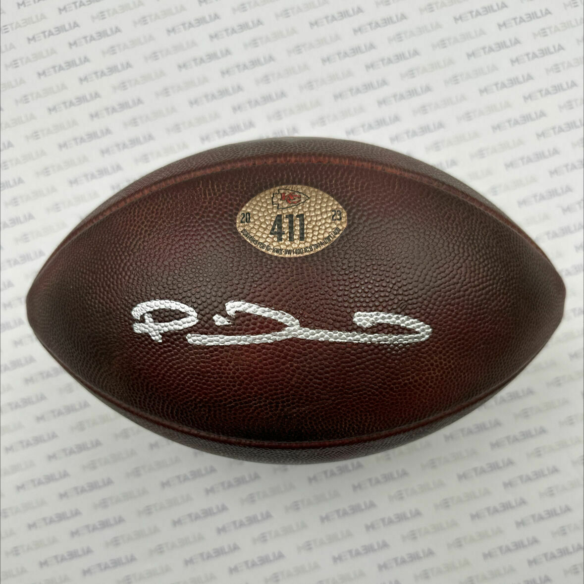 MAHOMES signed Game-Used Ball #411 vs LAC