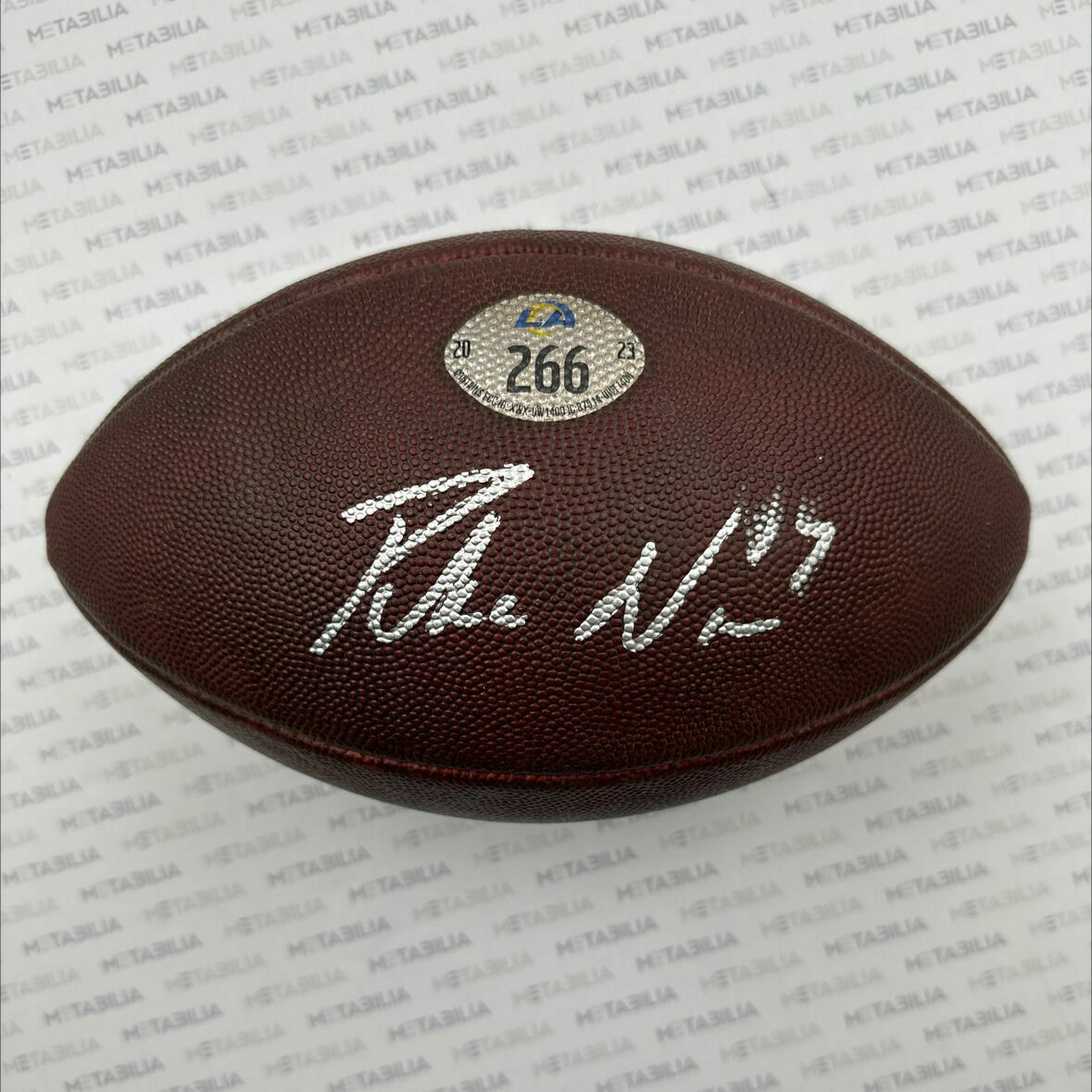 Puka Nacua Signed Game-Used Ball #266 vs SF From RECORD BREAKING GAME
